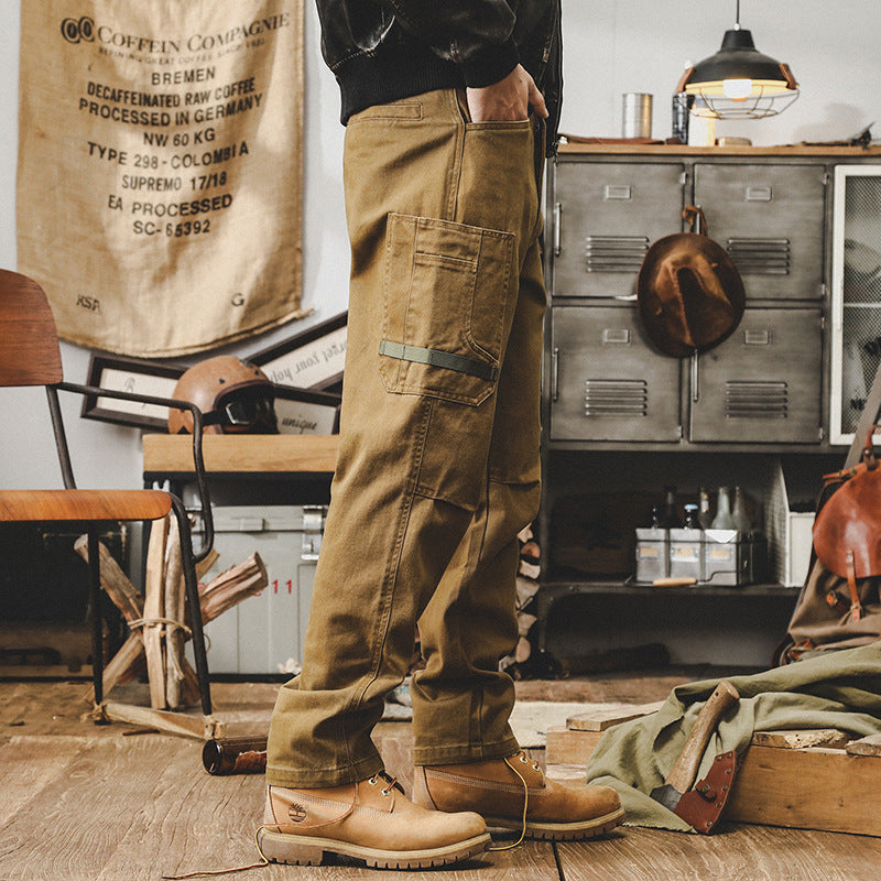 Pantalón Cargo Estilo Vintage Hombre