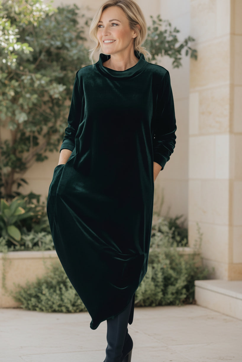 RORY - ELEGANTE VESTIDO DE TERCIOPELO