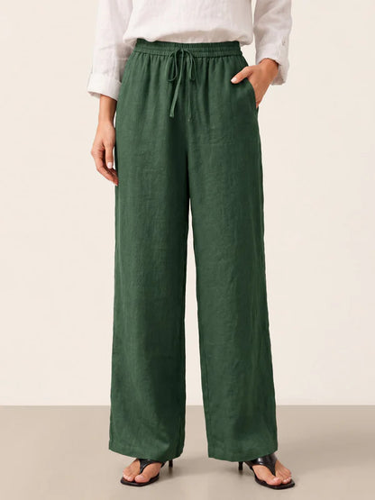 Pantalón clásico 100% lino LYON