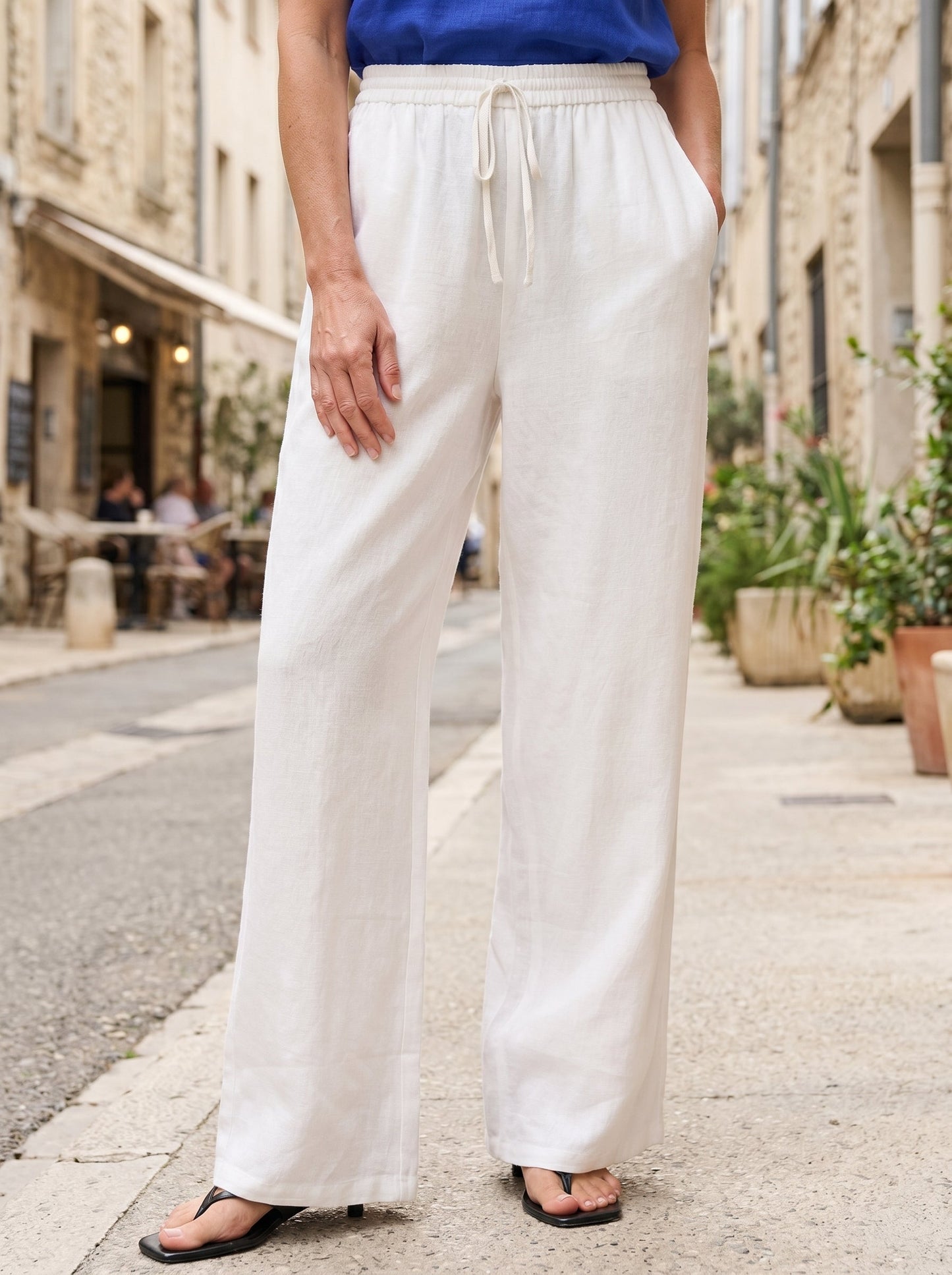 Pantalón clásico 100% lino LYON