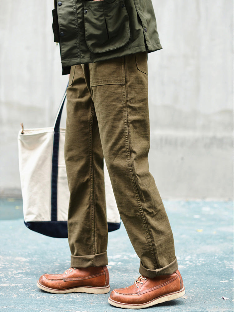 Pantalón Recto Casual Estilo Militar OG-107 Hombre