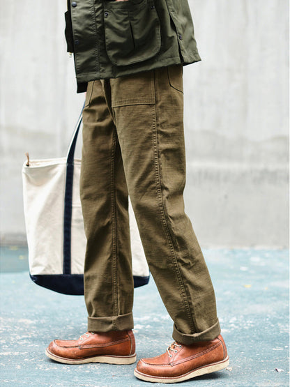 Pantalón Recto Casual Estilo Militar OG-107 Hombre