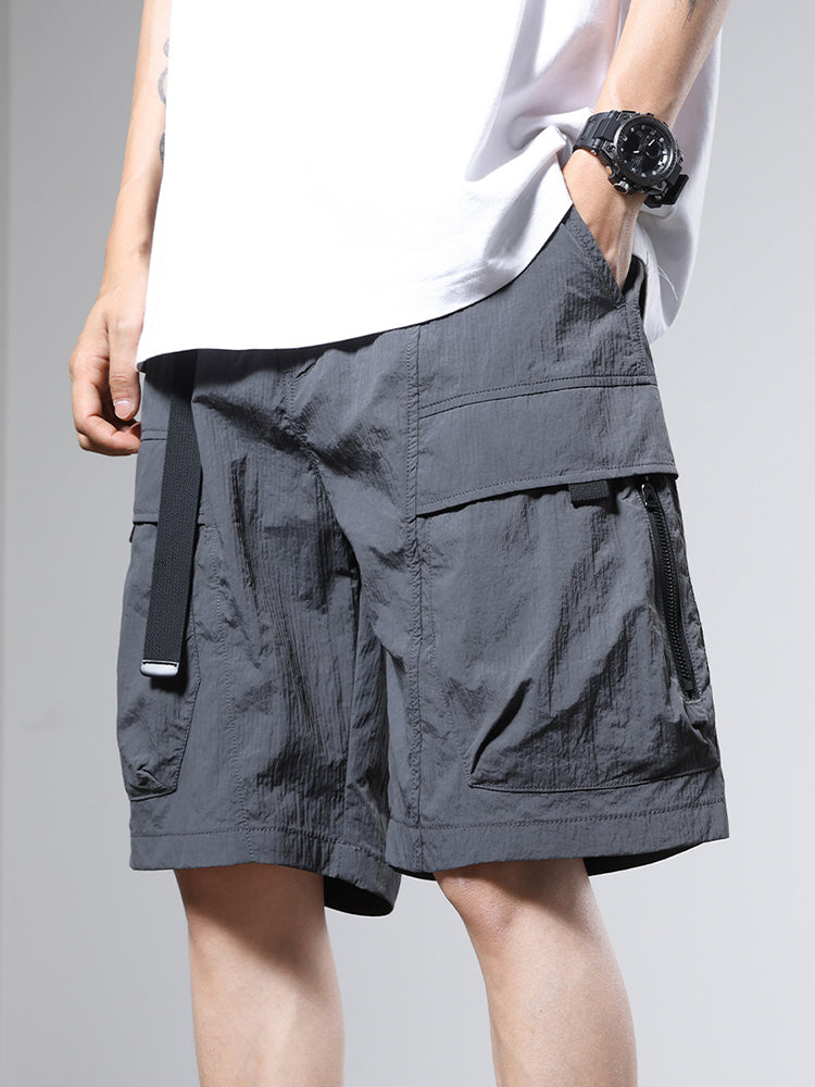 Men's Lightweight Nylon Cargo Shorts