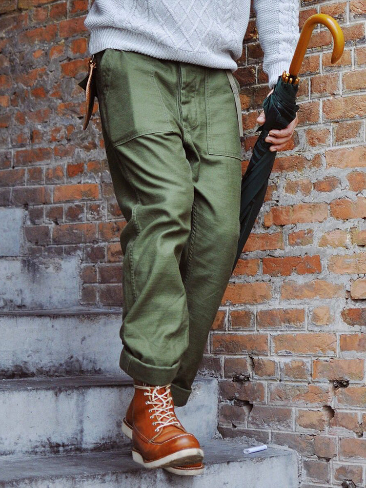 Pantalón Recto Casual Estilo Militar OG-107 Hombre