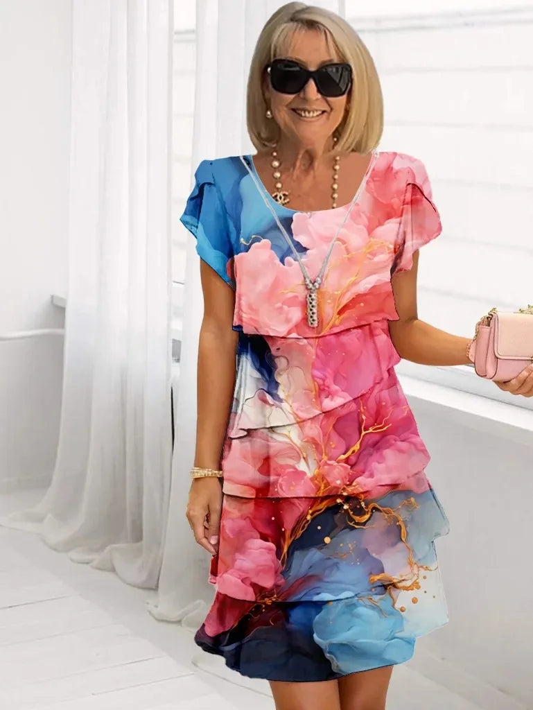 Normis – Vestido elegante con volantes