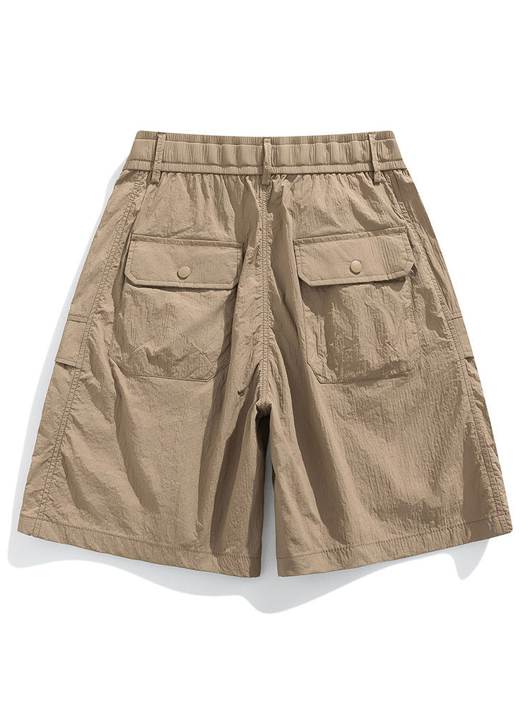 Men's Lightweight Nylon Cargo Shorts