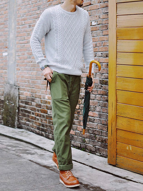 Pantalón Recto Casual Estilo Militar OG-107 Hombre