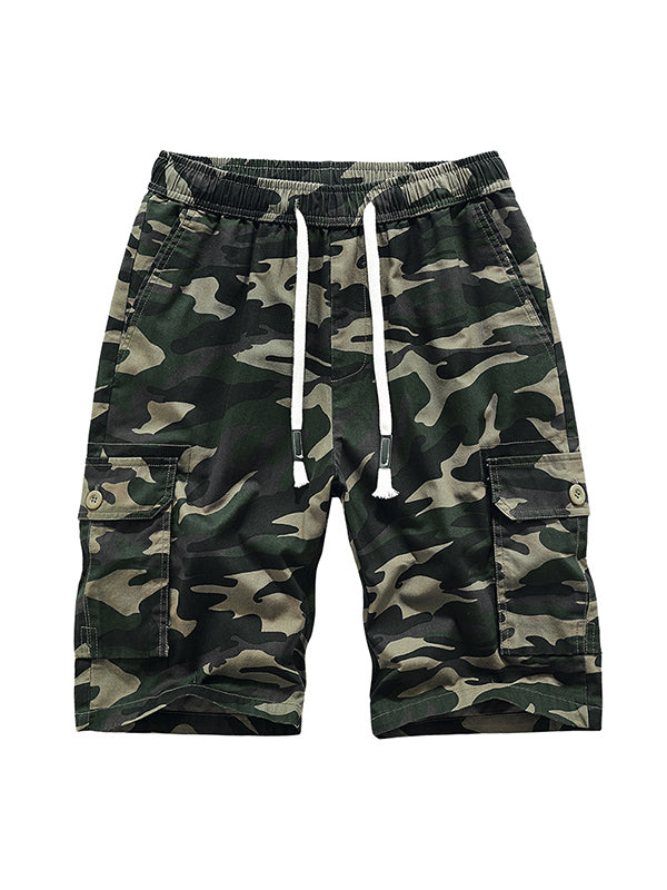 Men's Drawstring Cargo Shorts