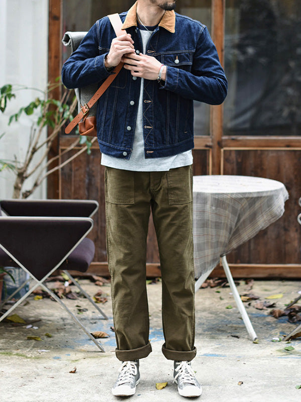 Pantalón Recto Casual Estilo Militar OG-107 Hombre