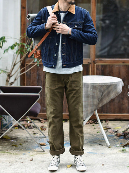 Pantalón Recto Casual Estilo Militar OG-107 Hombre
