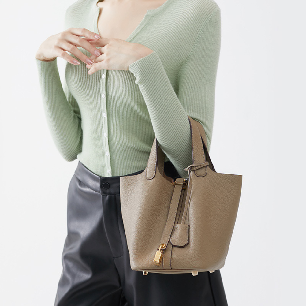 BELLATREND™ | BOLSO CUBO DE CUERO