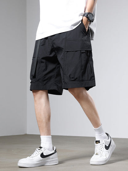 Men's Lightweight Nylon Cargo Shorts