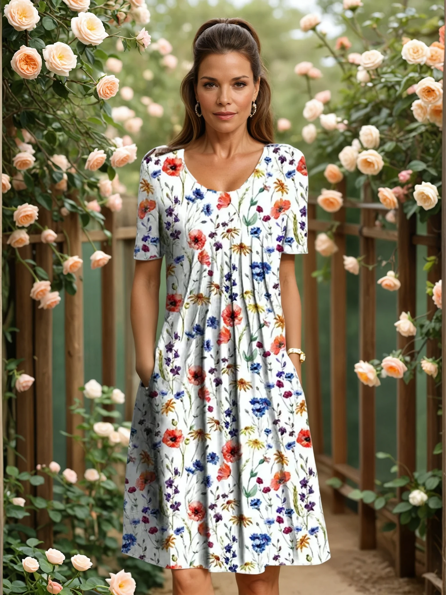 HARPER | VESTIDO ELEGANTE CON COBERTURA DE BARRIGA