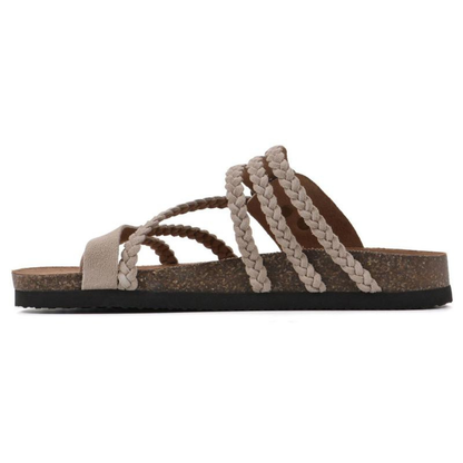 Sandalias de Piel Trenzada Hayleigh
