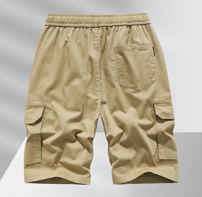 Men's Drawstring Cargo Shorts