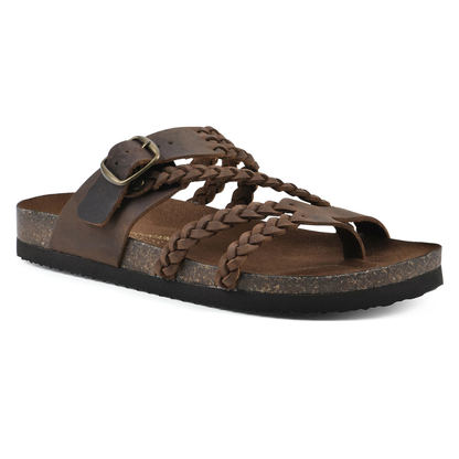 Sandalias de Piel Trenzada Hayleigh