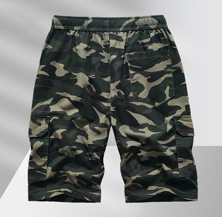 Men's Drawstring Cargo Shorts