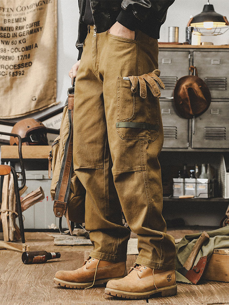 Pantalón Cargo Estilo Vintage Hombre