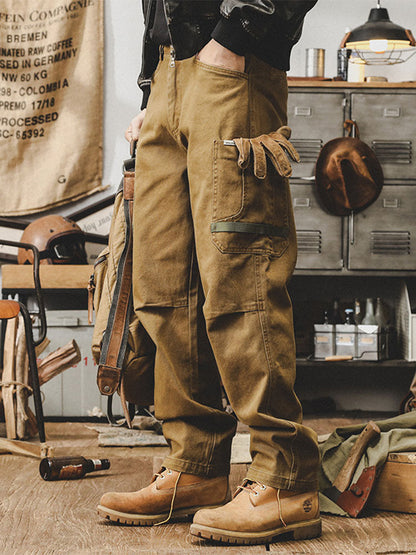Pantalón Cargo Estilo Vintage Hombre