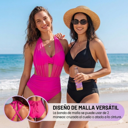 Sabine™ | Bikini 2 en 1 Talle Alto Control Abdomen