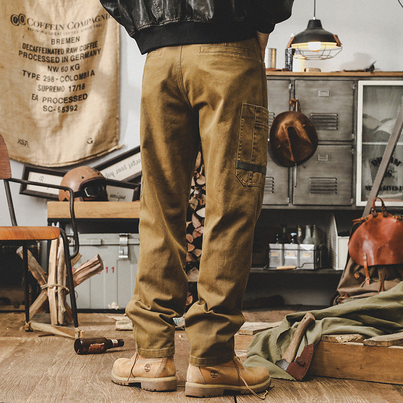 Pantalón Cargo Estilo Vintage Hombre