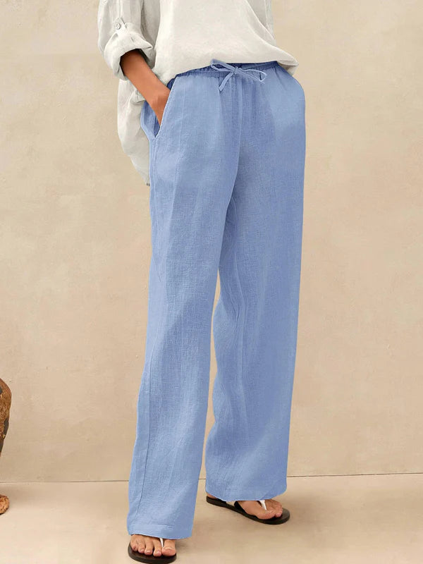 Pantalón clásico 100% lino LYON
