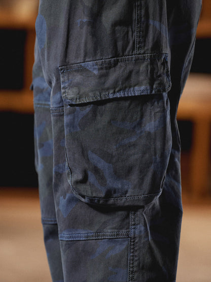 Pantalón Cargo Camuflaje Americano Estilo Vintage Hombre