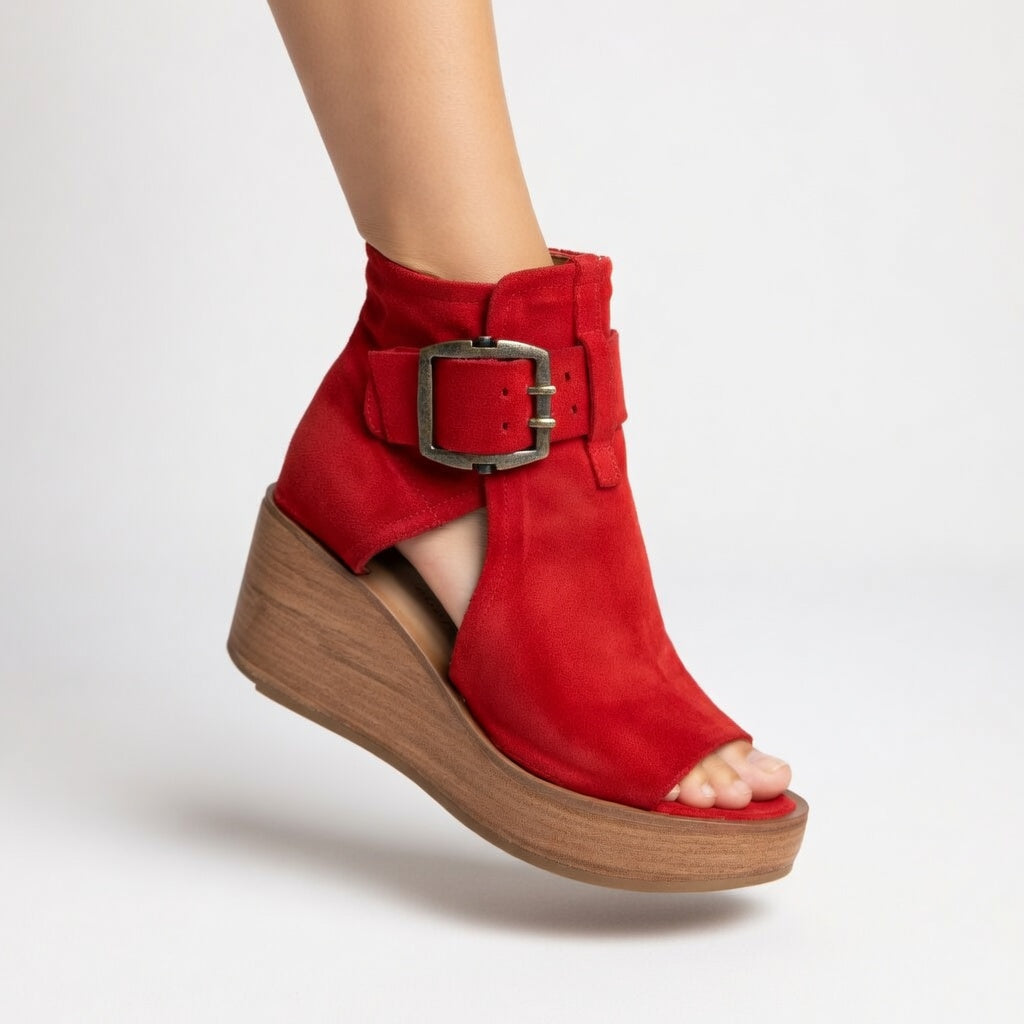 Orélisse™ - Botines Compensadas Abiertas Estilo Moderno