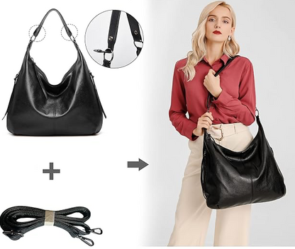 Conjunto de 3 piezas de bolso hobo suave y holgado