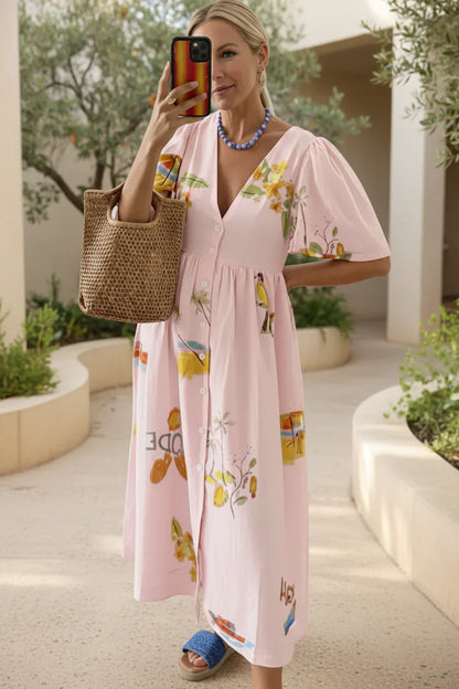 MAEVE – VESTIDO MIDI BRISA DE JARDÍN