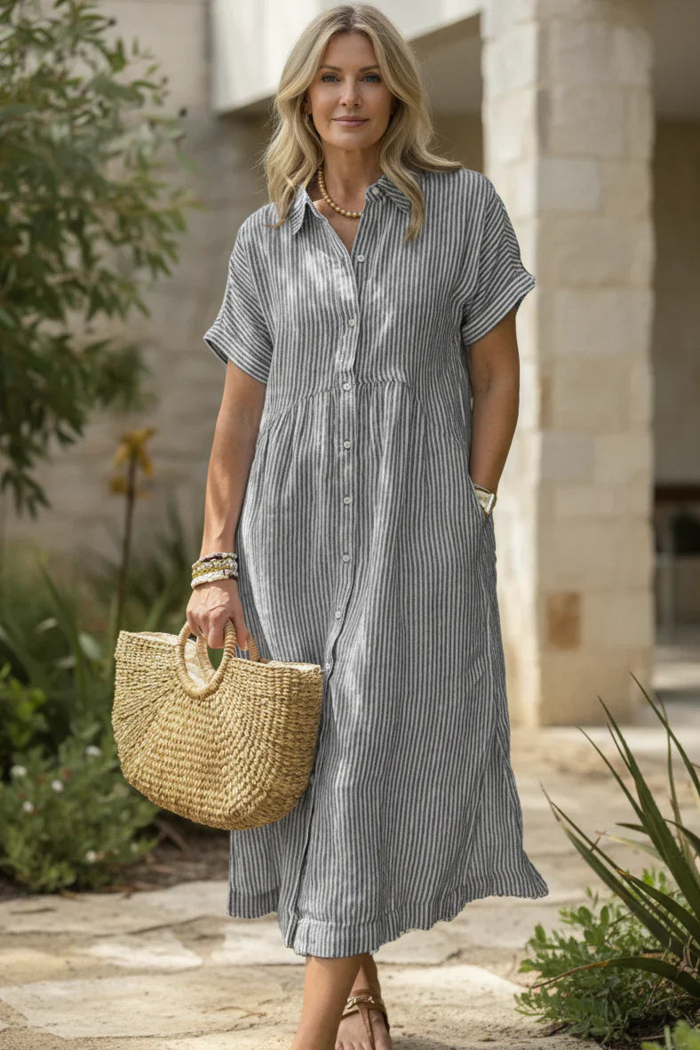MARIA - VESTIDO SUELTO RAYAS