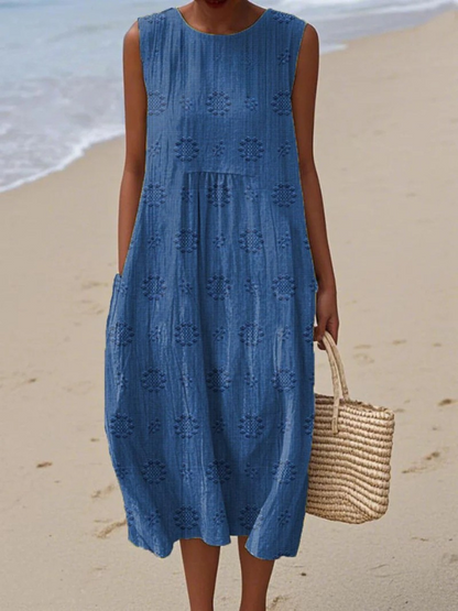 Vestido midi estampado Sara™