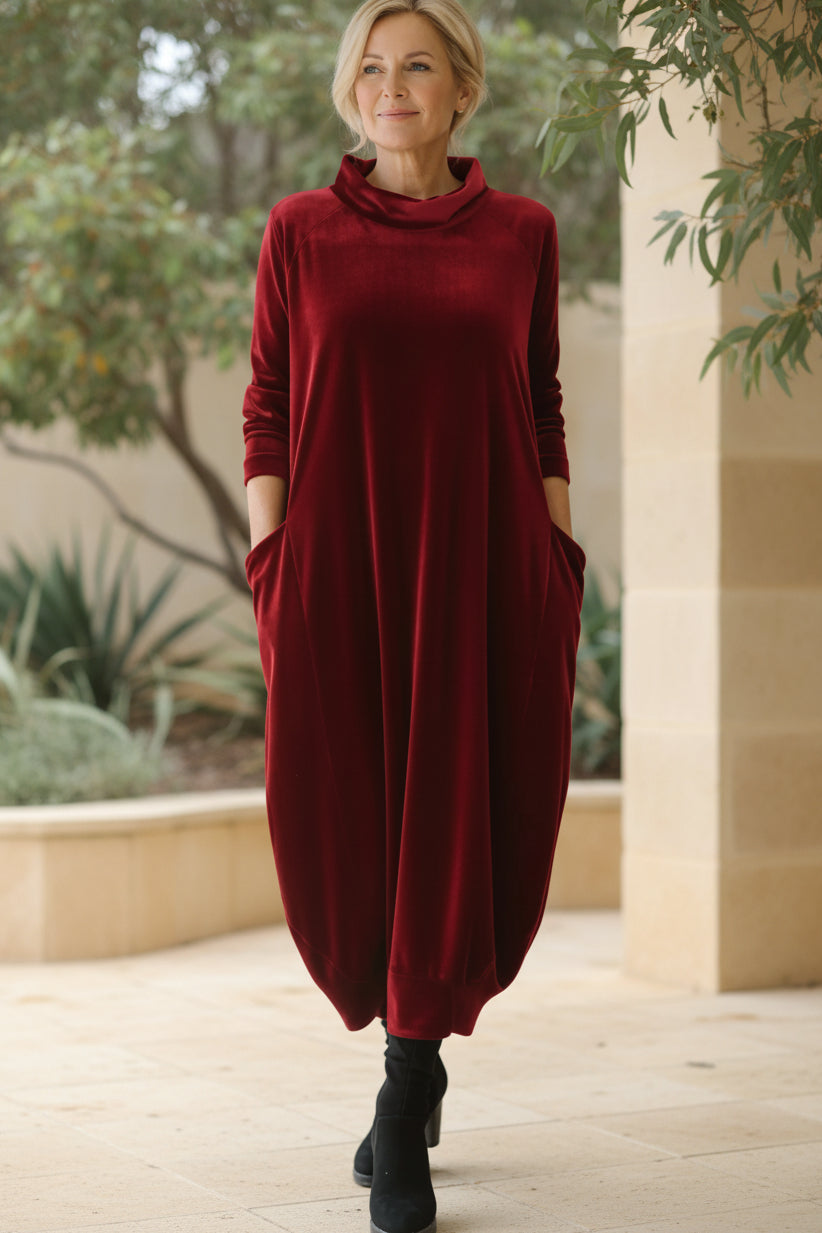 RORY - ELEGANTE VESTIDO DE TERCIOPELO