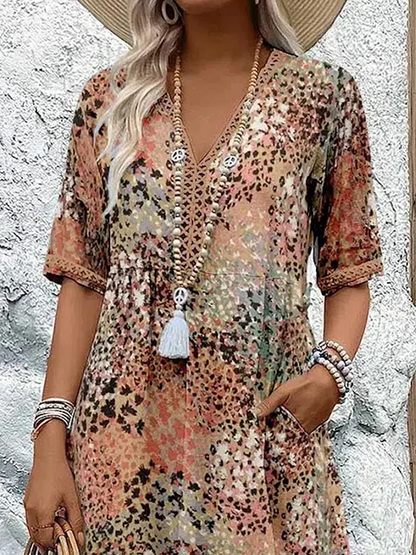 VERÓNICA | VESTIDO MIDI VIBRANTE