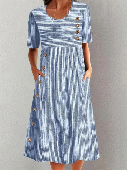Sofía | Vestido de verano a rayas