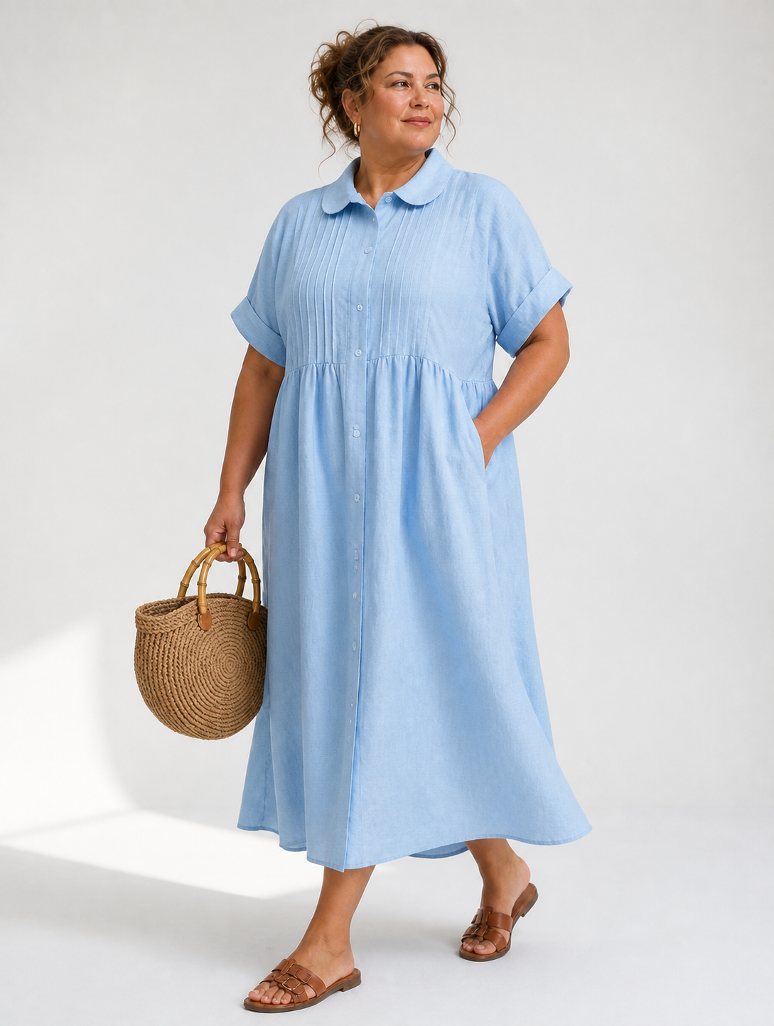 Lysandra™ — Vestido Camisero Fluido de Verano