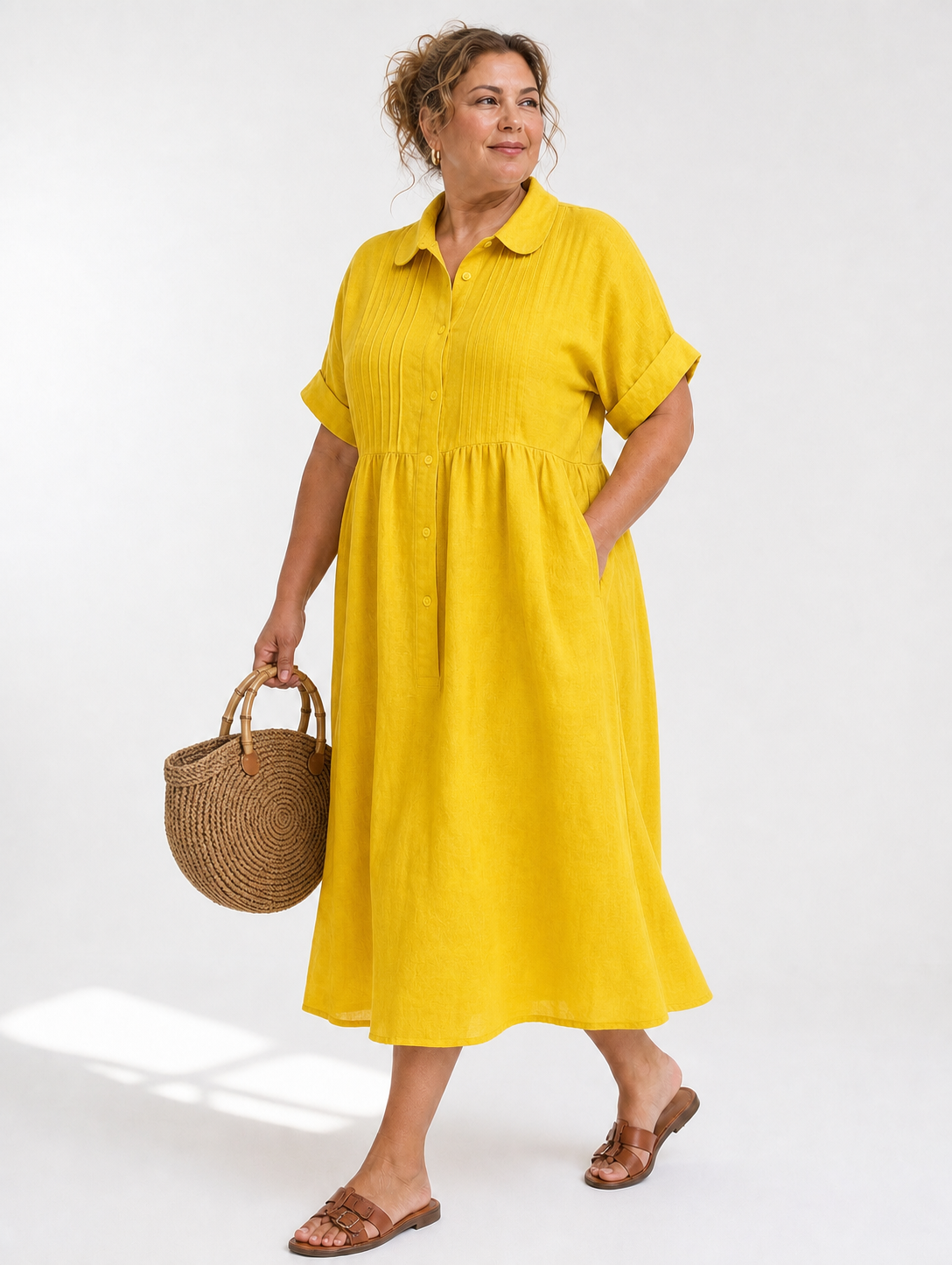 Lysandra™ — Vestido Camisero Fluido de Verano