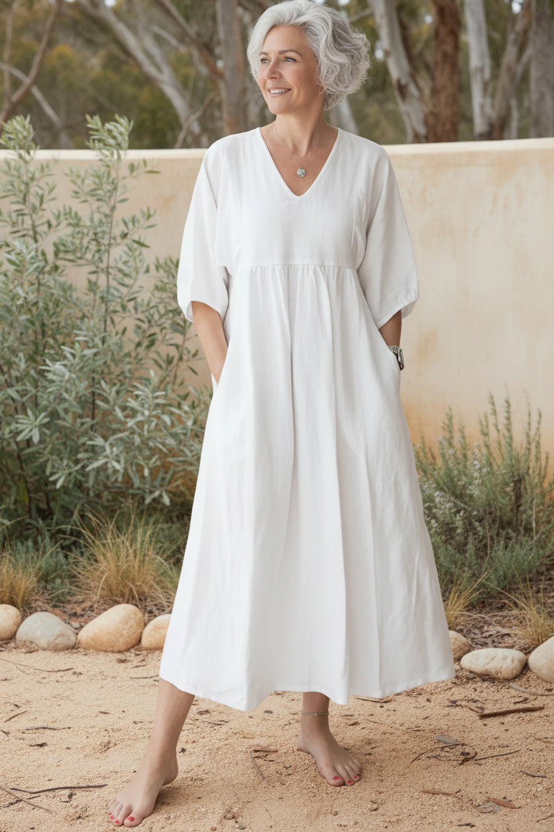 MELI - VESTIDO CLÁSICO CONFORT